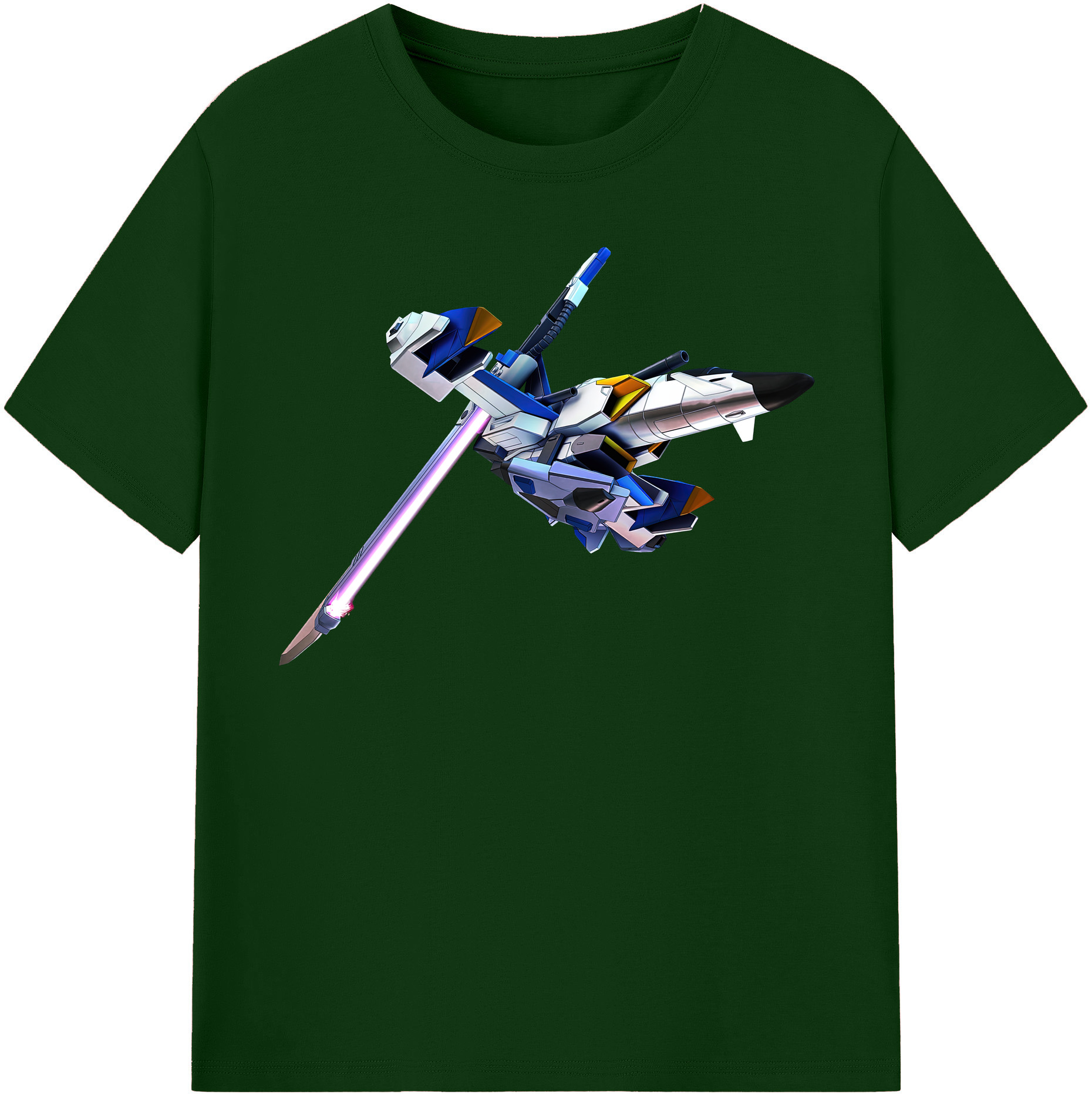 （画像用） 機動戦士ガンダム Mobile Suit Gundam 綿100％半袖Tシャツ（フロントプリント）